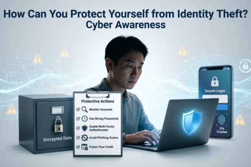 how can you protect yourself from identity theft cyber awareness
