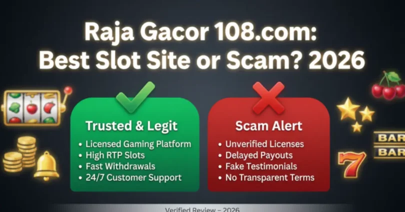 raja gacor 108.com best slot site or scam 2026