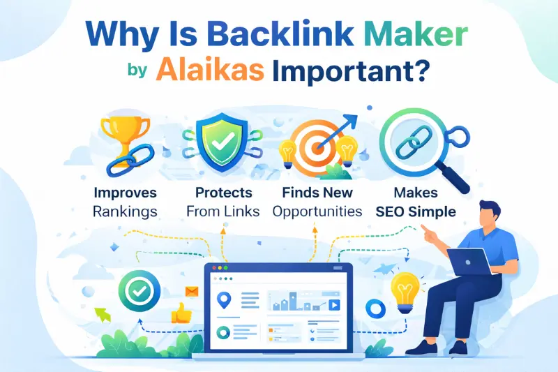 why is backlink maker by alaikas important