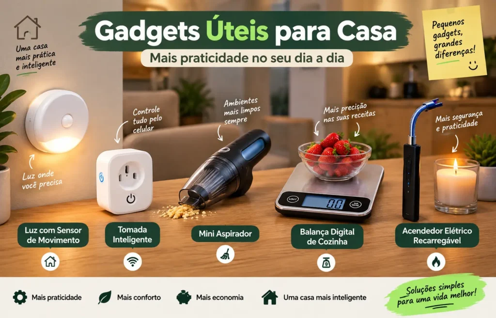 gadgets úteis para casa